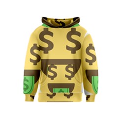 Money Face Emoji Kids  Pullover Hoodie by BestEmojis