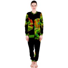 Chameleons Onepiece Jumpsuit (ladies)  by Valentinaart