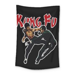 Kung Fu  Small Tapestry by Valentinaart