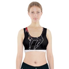 Kung Fu  Sports Bra With Pocket by Valentinaart