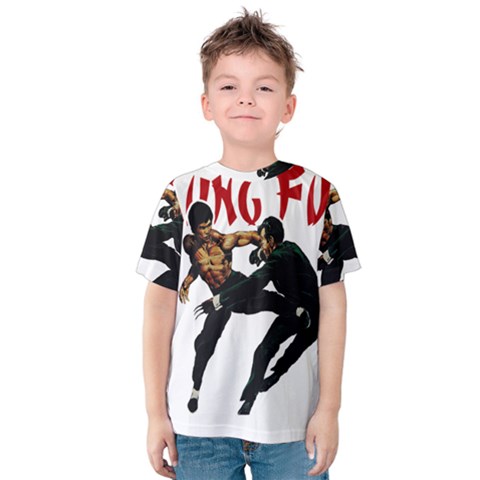 Kung Fu  Kids  Cotton Tee by Valentinaart