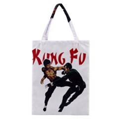 Kung Fu  Classic Tote Bag by Valentinaart