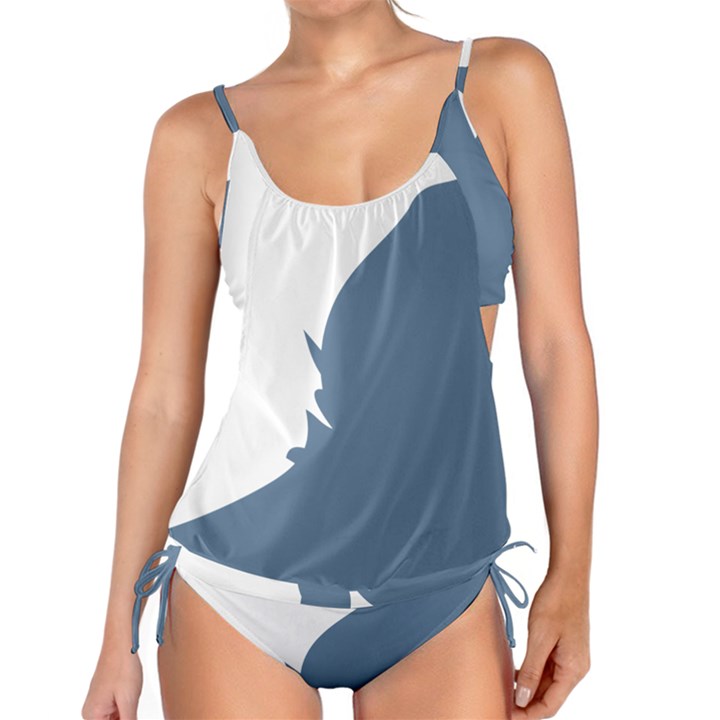 Blue White Hill Tankini