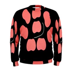 Craft Pink Black Polka Spot Men s Sweatshirt by Mariart