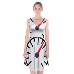 Maker Measurer Hours Time Speedometer Racerback Midi Dress by Mariart