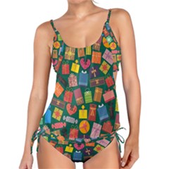 Presents Gifts Background Colorful Tankini by Nexatart