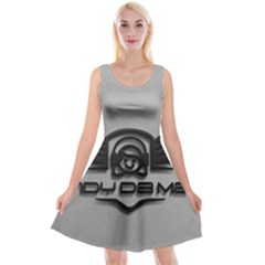 Andy Da Man 3d Grey Reversible Velvet Sleeveless Dress by Acid909