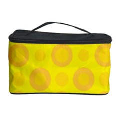 Cheese Background Cosmetic Storage Case by berwies