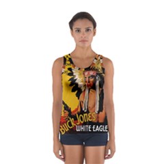 White Eagle Women s Sport Tank Top  by Valentinaart