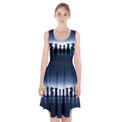 Chess Pieces Racerback Midi Dress by Valentinaart