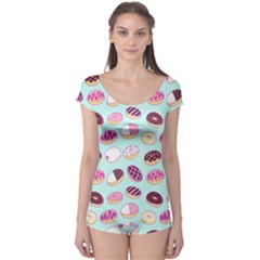 Donut Jelly Bread Sweet Boyleg Leotard  by Mariart