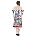 Dont grab my Shoulder Tie Bardot Midi Dress View2