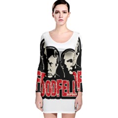 Goodfellas Putin And Trump Long Sleeve Velvet Bodycon Dress by Valentinaart