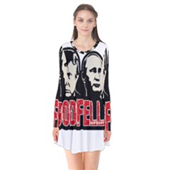 Goodfellas Putin And Trump Flare Dress by Valentinaart