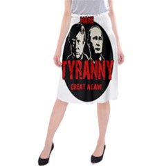 Make Tyranny Great Again Midi Beach Skirt by Valentinaart