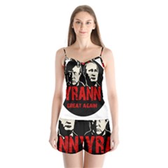 Make Tyranny Great Again Satin Pajamas Set by Valentinaart