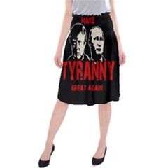 Make Tyranny Great Again Midi Beach Skirt by Valentinaart