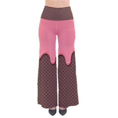 Ice Cream Pink Choholate Plaid Chevron Pants by Mariart