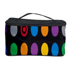 Polka Dots Rainbow Circle Cosmetic Storage Case by Mariart