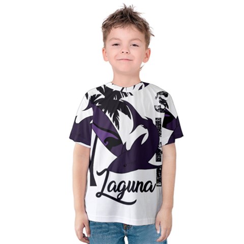 Surf - Laguna Kids  Cotton Tee by Valentinaart