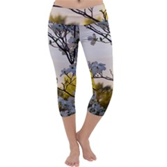 Morning Promise Capri Yoga Leggings by oddzodd