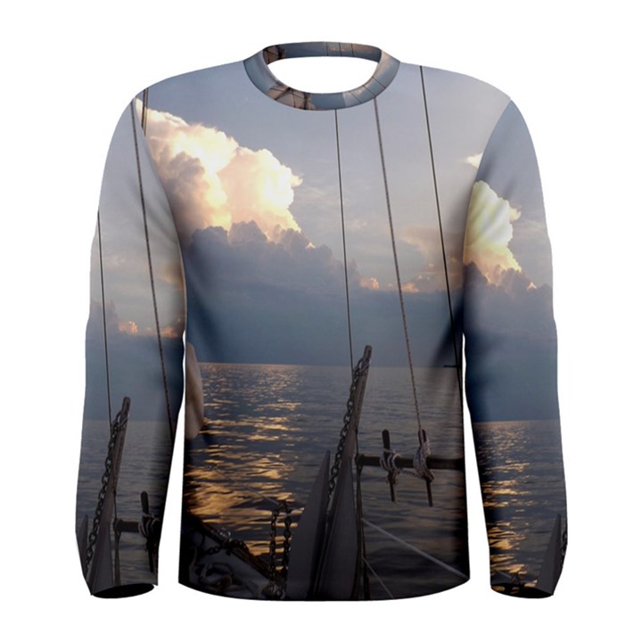 Sailing Into The Storm Men s Long Sleeve Tee