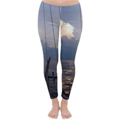 Sailing Into The Storm Classic Winter Leggings by oddzodd