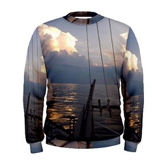 Sailing Into The Storm Men s Sweatshirt by oddzodd