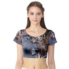 Transition Short Sleeve Crop Top (tight Fit) by oddzodd