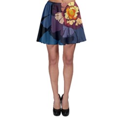 Flower Skater Skirt by oddzodd