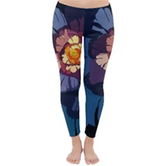 Flower Classic Winter Leggings by oddzodd