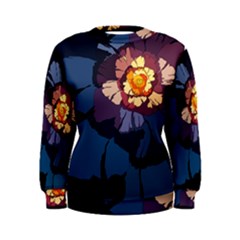 Flower Women s Sweatshirt by oddzodd