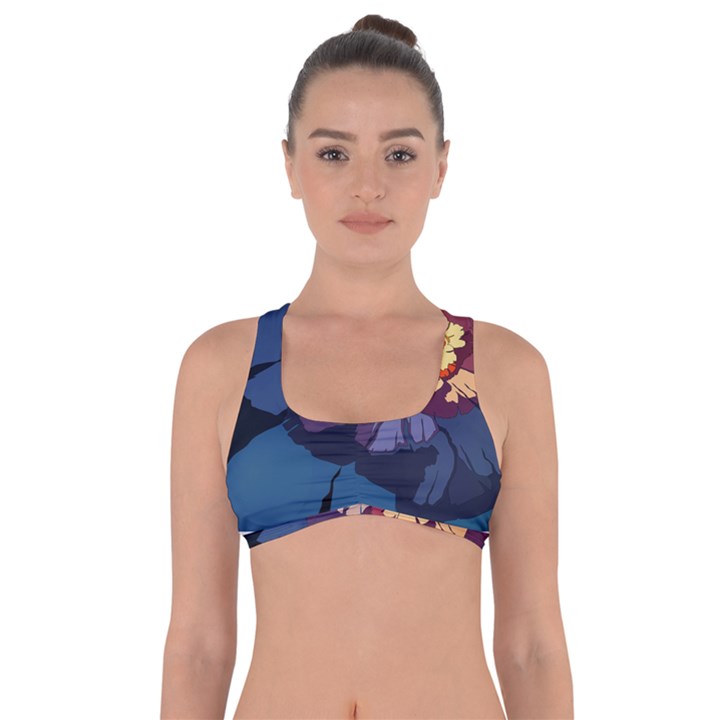 Flower Got No Strings Sports Bra