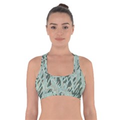 Forest Impressions Camo Cross Back Sports Bra by TRENDYcouture