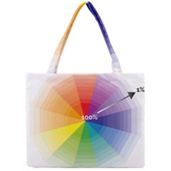 Colour Value Diagram Circle Round Mini Tote Bag by Mariart