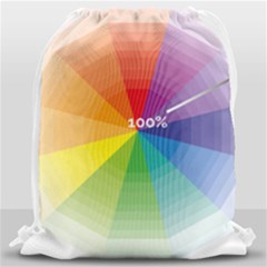 Colour Value Diagram Circle Round Drawstring Bag (large) by Mariart