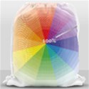 Colour Value Diagram Circle Round Drawstring Bag (Large) View1