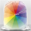 Colour Value Diagram Circle Round Drawstring Bag (Large) View2