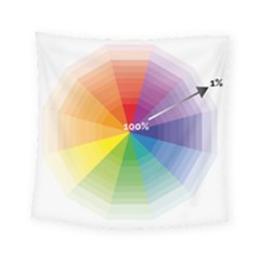 Colour Value Diagram Circle Round Square Tapestry (small) by Mariart