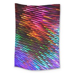 Rainbow Shake Light Line Large Tapestry by Mariart