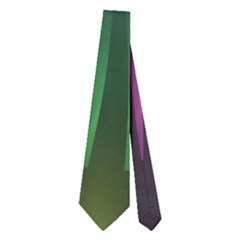 Anodized Rainbow Eyes And Metallic Fractal Flares Necktie (two Sided) by jayaprime