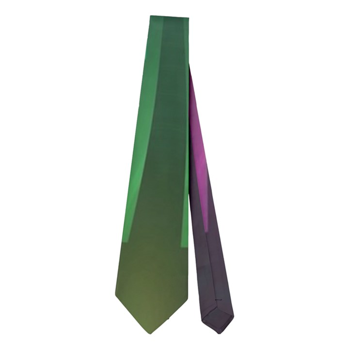 Anodized Rainbow Eyes and Metallic Fractal Flares Necktie (Two Sided)