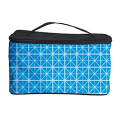 Simple Rectangular Pattern Cosmetic Storage Case by berwies