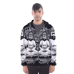 Ornate Buddha Hooded Wind Breaker (men) by Valentinaart