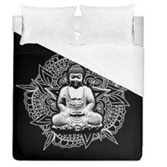 Ornate Buddha Duvet Cover (queen Size) by Valentinaart