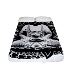 Ornate Buddha Fitted Sheet (full/ Double Size) by Valentinaart