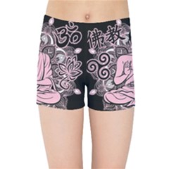 Ornate Buddha Kids Sports Shorts by Valentinaart