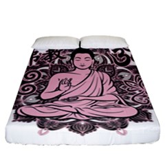 Ornate Buddha Fitted Sheet (california King Size) by Valentinaart