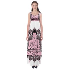 Ornate Buddha Empire Waist Maxi Dress by Valentinaart