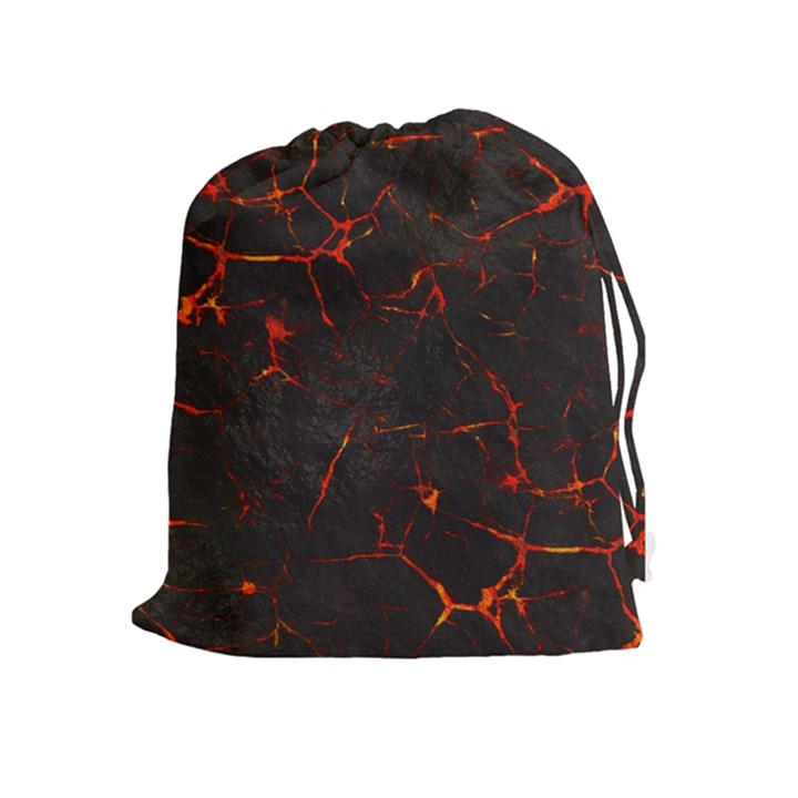 Volcanic Textures Drawstring Pouches (Extra Large)